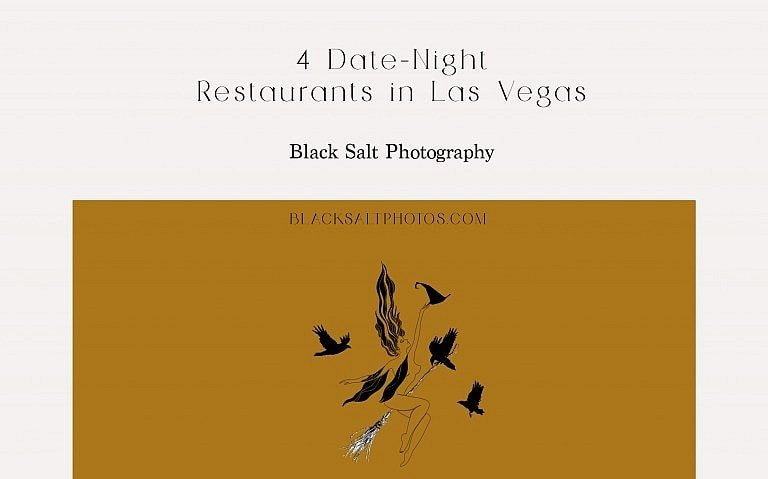 4 Date-Night Restaurants in Las Vegas by Las Vegas Elopement Photographer Black Salt Photography