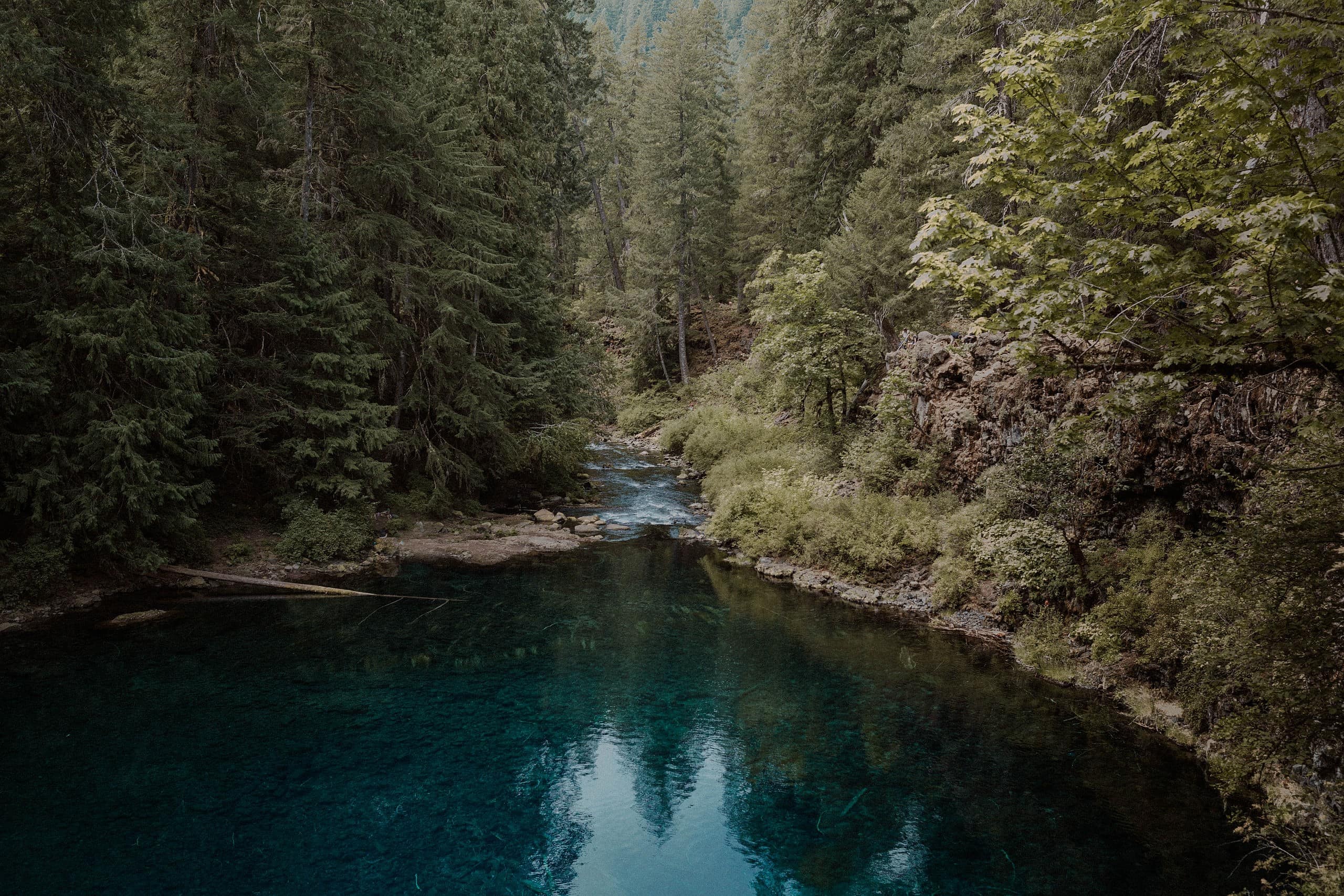 Oregon adventure elopement session at the Blue Pool