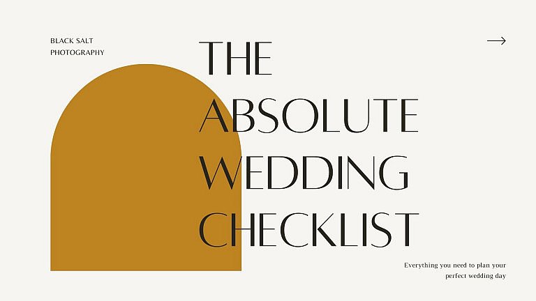 The Absolute Wedding Planning Checklist by Oregon Elopement Photographer Black Salt Photography