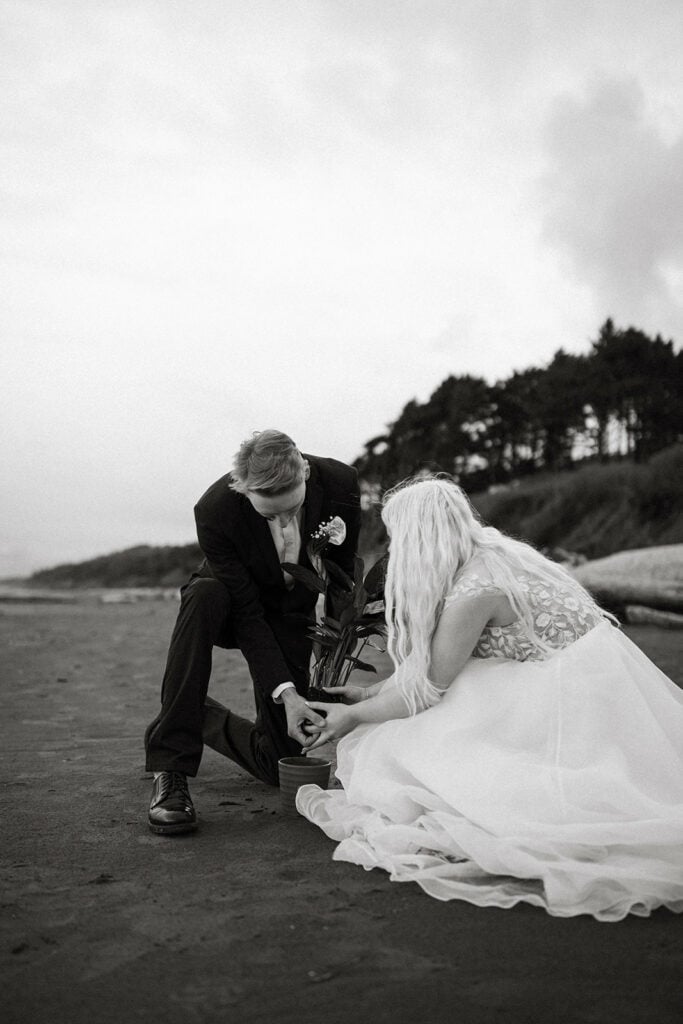 elopement on the Washington coast