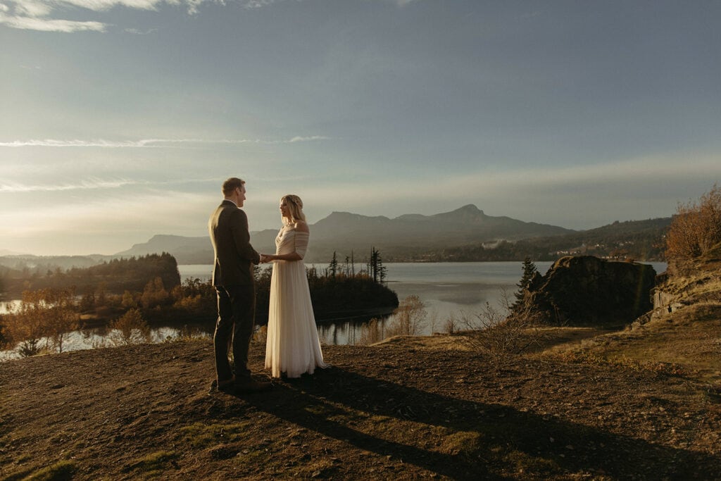 Oregon elopement at Government Cove