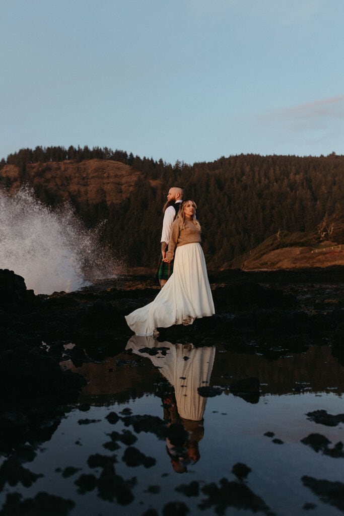 Ideas to find your top Oregon Coast elopement locations