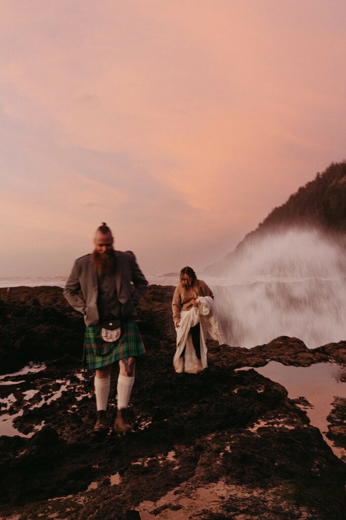Ideas to find your top Oregon Coast elopement locations